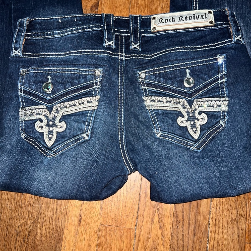 Rock Revival Women's Dark Blue Skinny Jeans